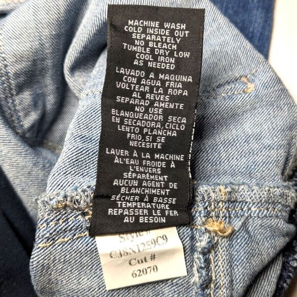 NWT 1822 Denim Vintage Denim Ankle Skinny Maternity Jeans Distressed Size 12/31 - Picture 9 of 10